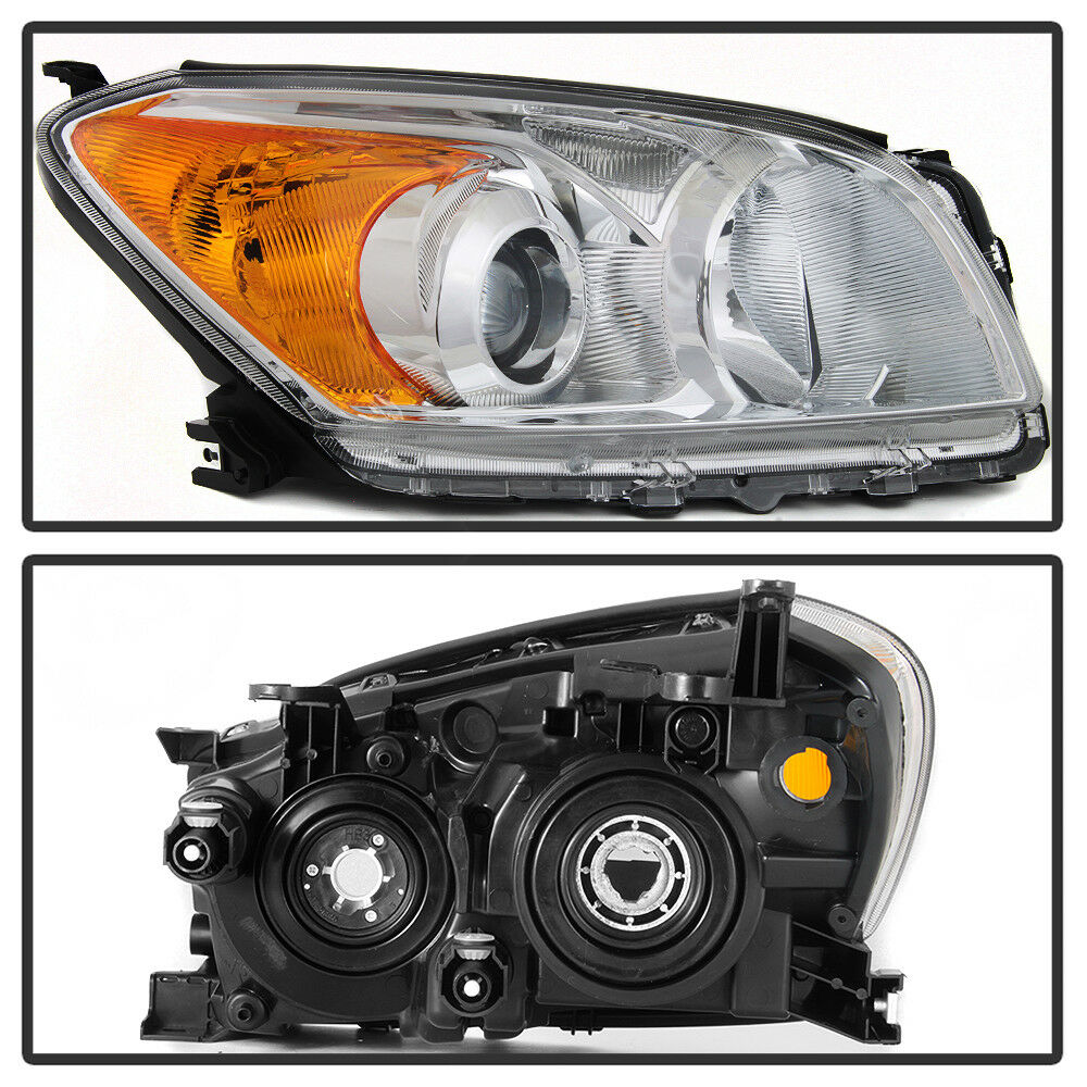 2009-2012 Toyota RAV-4 Par Focos Fondo Cromado (Chofer & Pasajero) - PAL Auto Parts