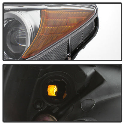 2013-2015 Toyota RAV-4 Par Focos Fondo Negro (Chofer & Pasajero) - PAL Auto Parts