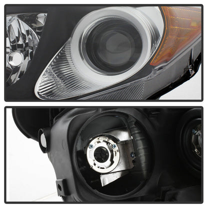 2013-2015 Toyota RAV-4 Par Focos Fondo Negro (Chofer & Pasajero) - PAL Auto Parts
