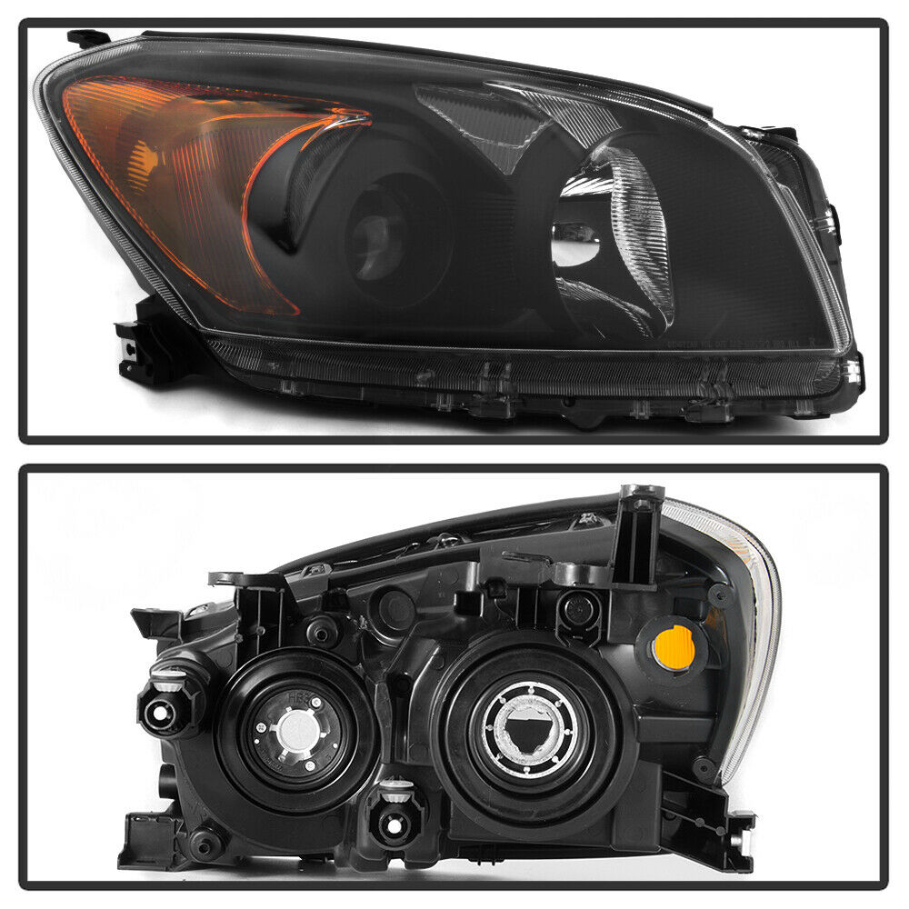 2009-2012 Toyota RAV-4 Par Focos Fondo Negro (Chofer & Pasajero) - PAL Auto Parts