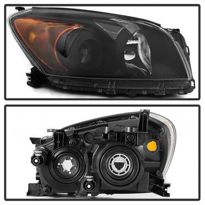 2009-2012 Toyota RAV-4 Par Focos Fondo Negro (Chofer & Pasajero) - PAL Auto Parts