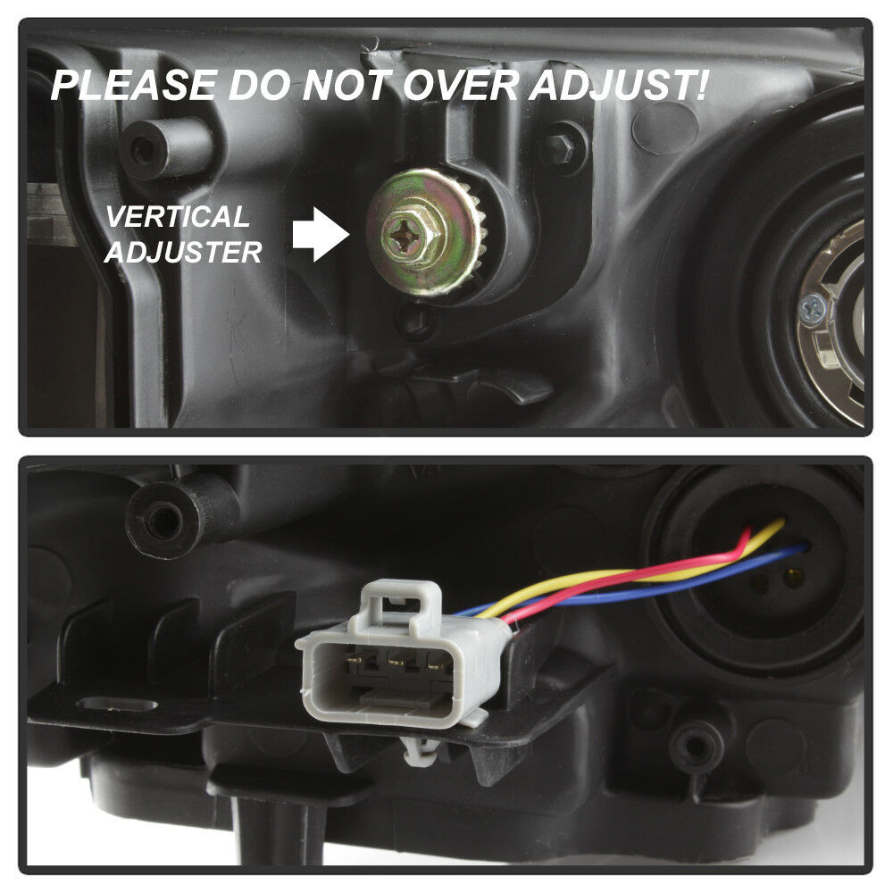 2014-2015-2016 Toyota Corolla Par Focos Fondo Negro (Chofer & Pasajero) - PAL Auto Parts