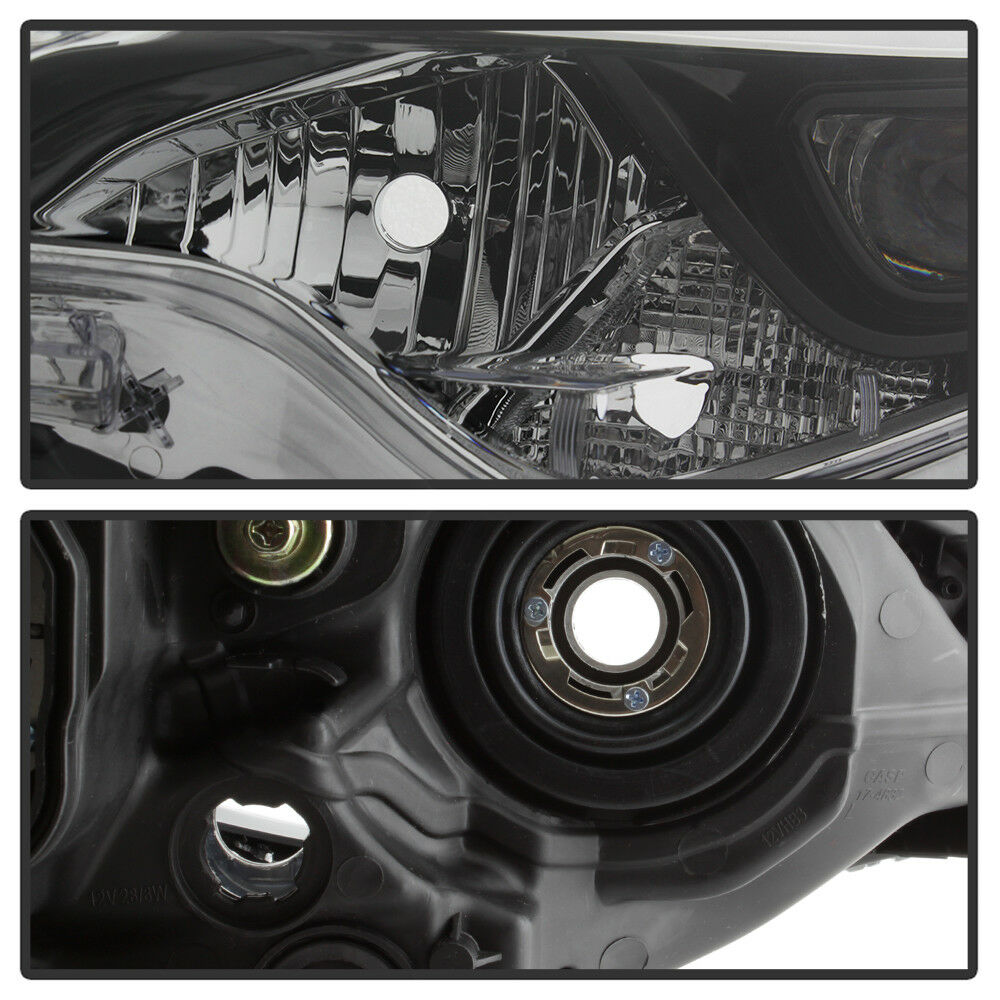 2014-2015-2016 Toyota Corolla Par Focos Fondo Negro (Chofer & Pasajero) - PAL Auto Parts