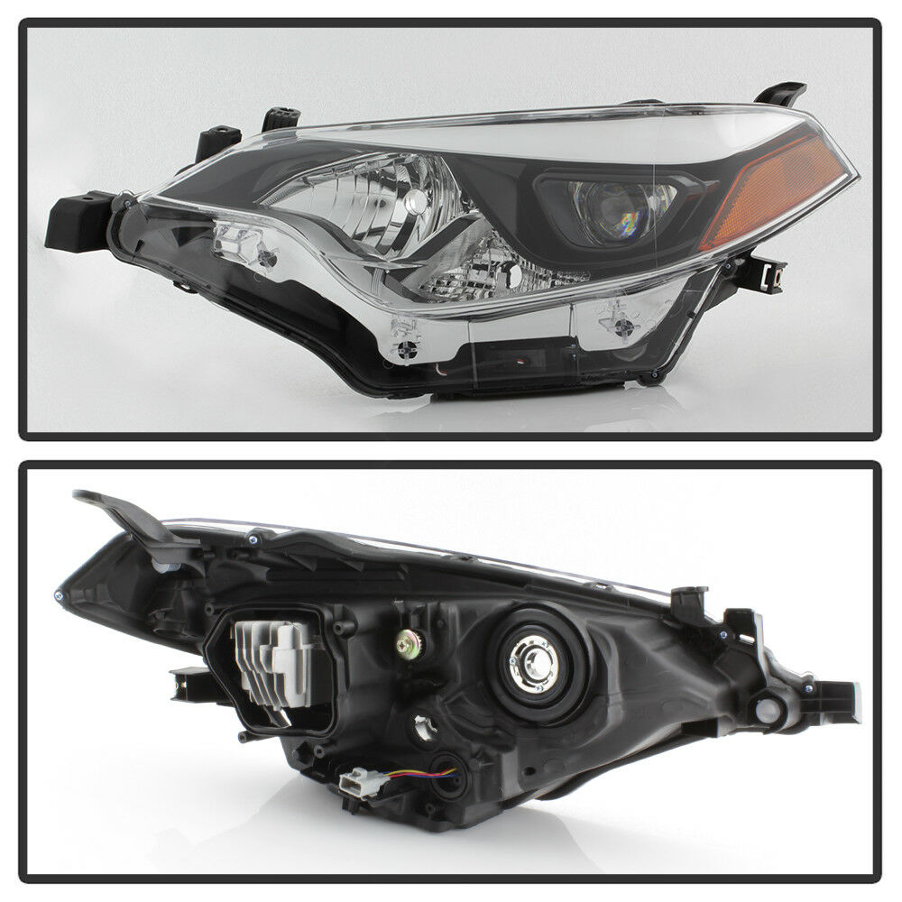 2014-2015-2016 Toyota Corolla Par Focos Fondo Negro (Chofer & Pasajero) - PAL Auto Parts