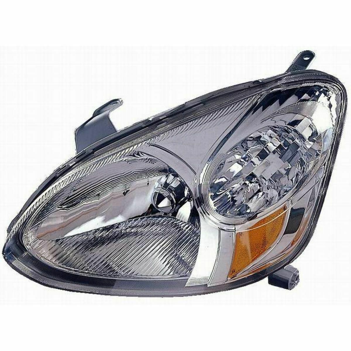 2003-2005 Toyota Echo Par Focos Fondo Cromado (Chofer & Pasajero) - PAL Auto Parts