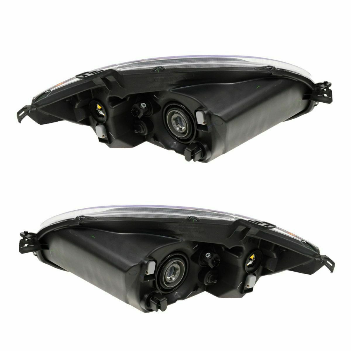 2006-2007 Mitsubishi Eclipse Par Focos Fonde Negro ( Chofer & Pasajero) - PAL Auto Parts