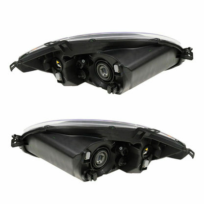 2006-2007 Mitsubishi Eclipse Par Focos Fonde Negro ( Chofer & Pasajero) - PAL Auto Parts