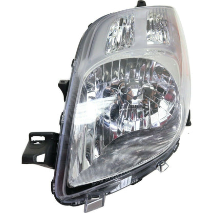 2006-2008 Toyota Yaris HatchBack Par Focos Fondo Cromado (Chofer & Pasajero) - PAL Auto Parts