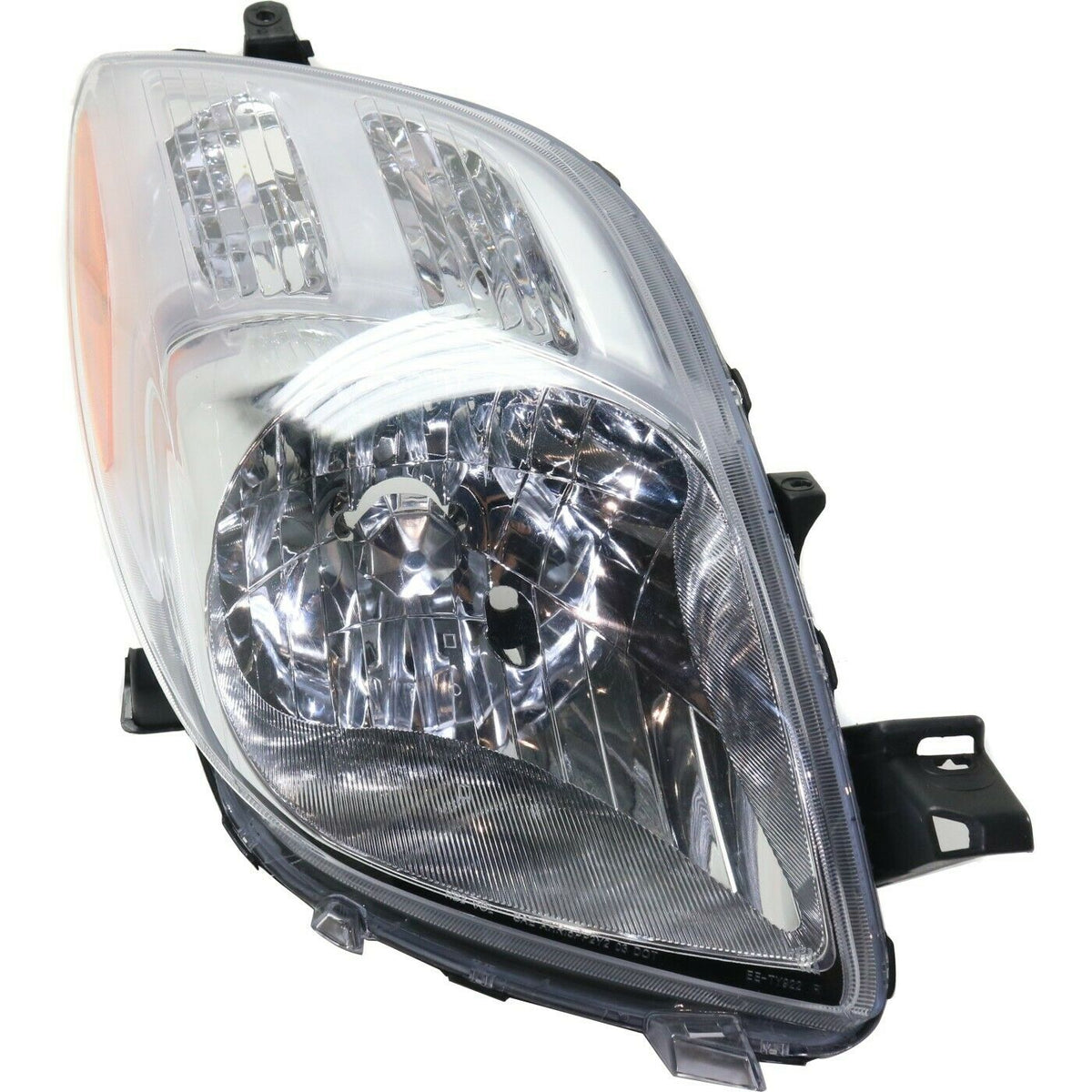 2006-2008 Toyota Yaris HatchBack Par Focos Fondo Cromado (Chofer & Pasajero) - PAL Auto Parts