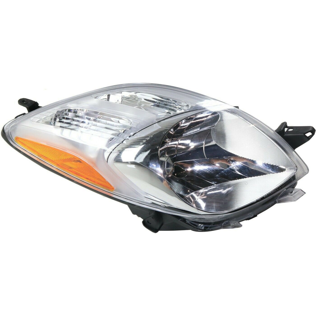 2006-2008 Toyota Yaris HatchBack Par Focos Fondo Cromado (Chofer & Pasajero) - PAL Auto Parts