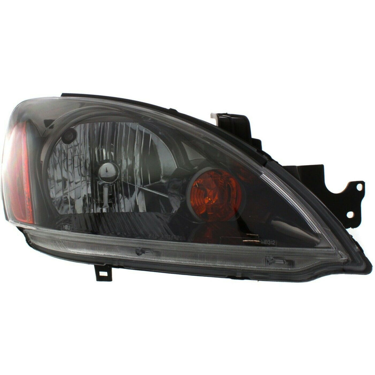 2004-2007 Mitsubishi Lancer Par Focos Fondo Negro ( Chofer & Pasajero) - PAL Auto Parts