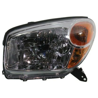 2004-2005 Toyota RAV 4 Par Focos Fondo Cromado (Chofer & Pasajero) - PAL Auto Parts