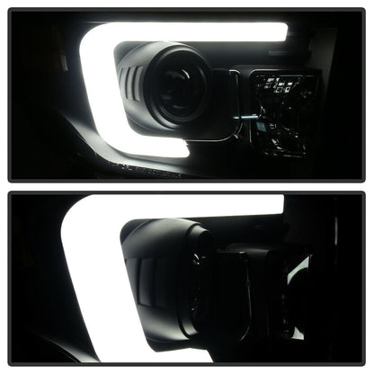 2014-2017 Toyota Tundra Par Focos Fondo Smoke LED DRL turn Signal ( Chofer & Pasajero) - PAL Auto Parts