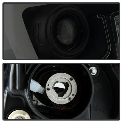 2014-2017 Toyota Tundra Par Focos Fondo Smoke LED DRL turn Signal ( Chofer & Pasajero) - PAL Auto Parts