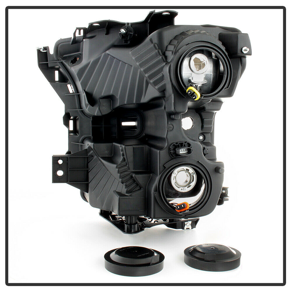 2015-2017 Ford F-150 Par Focos Fondo Negro (Chofer & Pasajero) - PAL Auto Parts