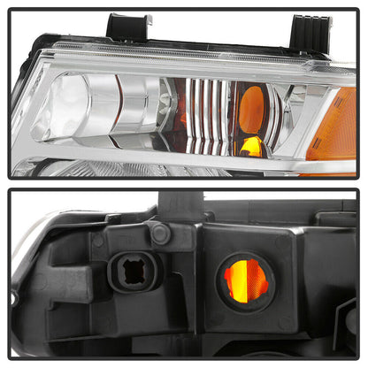 2005-2008 NISSAN PATHFINDER PAR FOCOS FONDO CROMADO (CHOFER & PASAJERO) - PAL Auto Parts