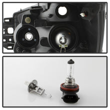 Cargar imagen en el visor de la galería, 2004-2015 NISSAN TITAN/ 2004-2007 NISSAN ARMADA PAR FOCOS FONDO NEGRO HALO LED PROJECTOR (CHOFER &amp; PASAJERO) - PAL Auto Parts
