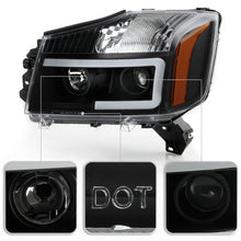 Cargar imagen en el visor de la galería, 2014-2015 NISSAN TITAN/ 2004-2007 NISSAN ARMADA PAR FOCOS FONDO NEGRO (CHOFER &amp; PASAJERO) - PAL Auto Parts
