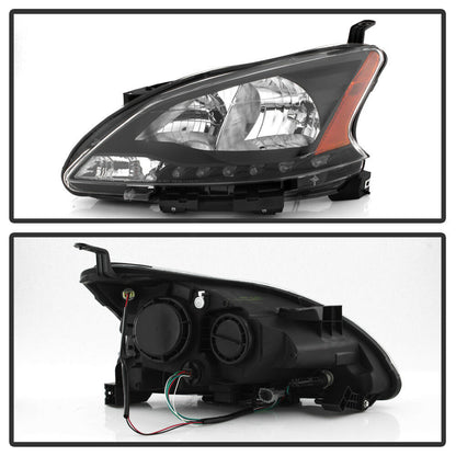 2013-2015 NISSAN SENTRA PAR FOCOS FONDO NEGRO ( CHOFER & PASAJERO) - PAL Auto Parts