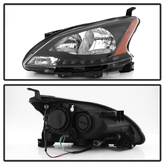 2013-2015 NISSAN SENTRA PAR FOCOS FONDO NEGRO ( CHOFER & PASAJERO) - PAL Auto Parts