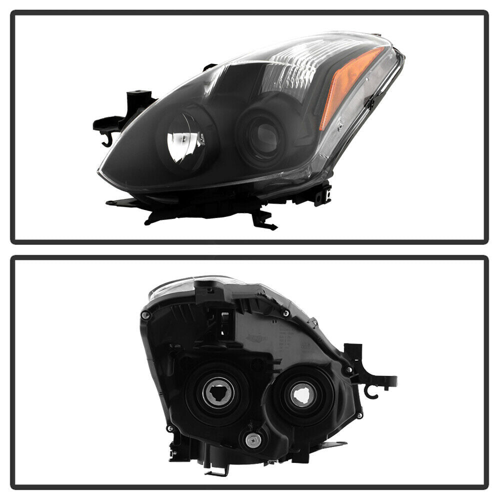 2010-2012 NISSAN ALTIMA (2 PUERTAS) PAR FOCOS FONDO NEGRO ( CHOFER & PASAJERO) - PAL Auto Parts