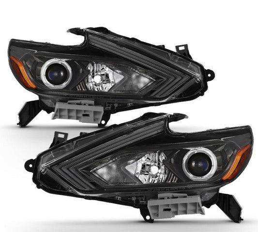 2016-2018 NISSAN ALTIMA PAR FOCOS FONDO NEGRO / BLACK BEZEL ( CHOFER & PASAJERO) - PAL Auto Parts