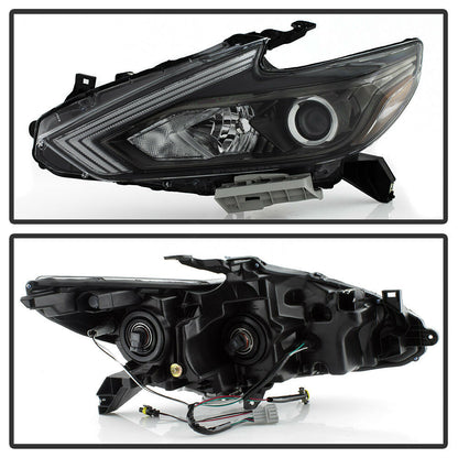2016-2018 NISSAN ALTIMA PAR FOCOS FONDO NEGRO / BLACK BEZEL ( CHOFER & PASAJERO) - PAL Auto Parts