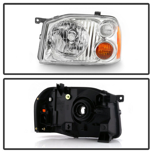 2001-2004 NISSAN FRONTIER PAR FOCOS FONDO CROMADO ( CHOFER & PASAJERO) - PAL Auto Parts