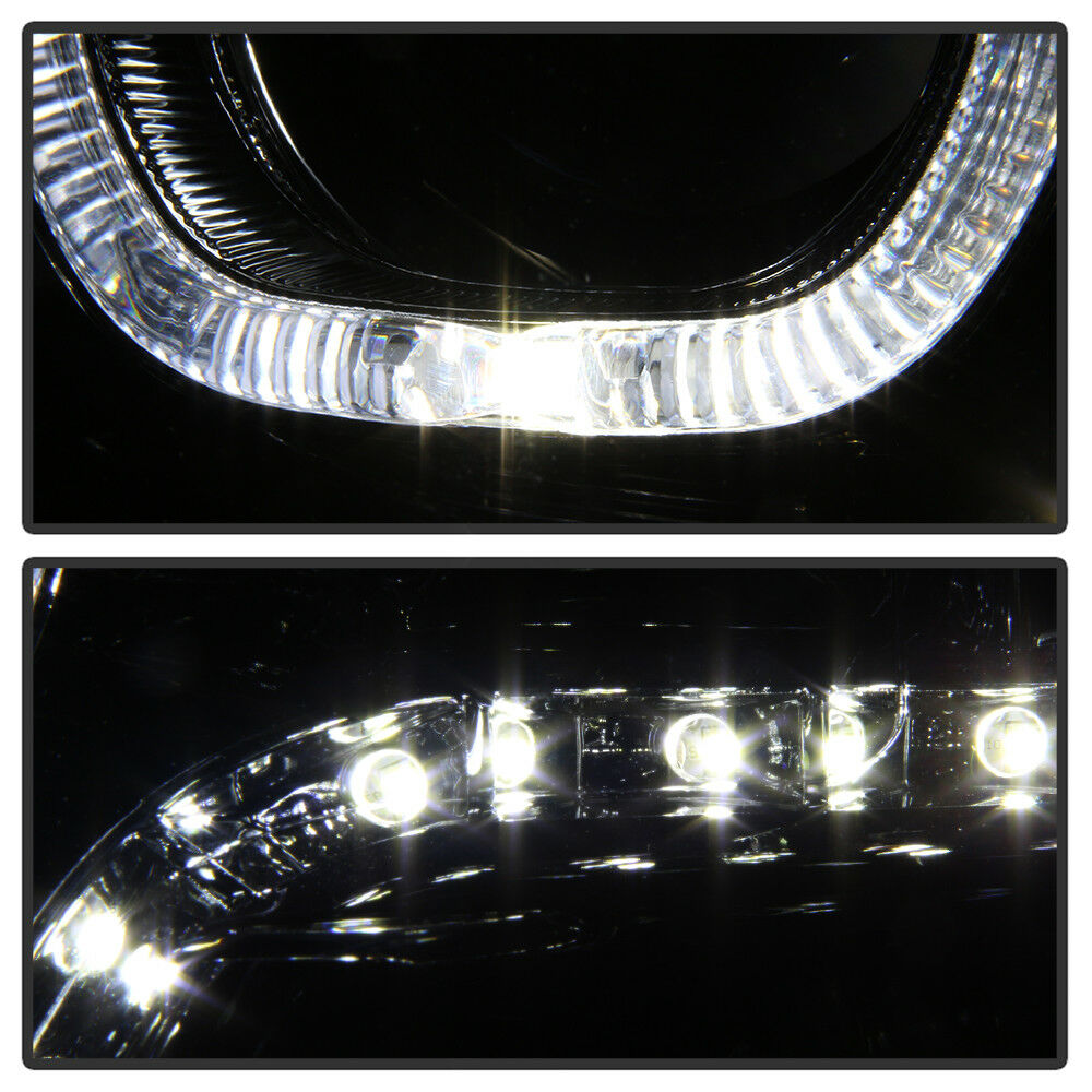 2009-2018 DODGE RAM 1500 2500 3500 PAR FOCOS FONDO CROMADO (MONO-EYE) LED PROJECTOR (CHOFER & PASAJERO) - PAL Auto Parts