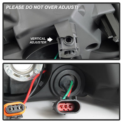 2009-2018 DODGE RAM 1500 2500 3500 PAR FOCOS FONDO CROMADO QUAD STYLE (CHOFER & PASAJERO) - PAL Auto Parts