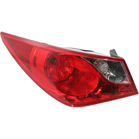 2011-2014 HYUNDAI SONATA PAR FOCOS TRASEROS FONDO Cromado (CHOFER & PASAJERO) - PAL Auto Parts