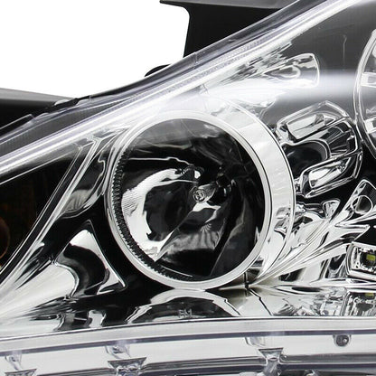 2011-2014 HYUNDAI SONATA PAR FOCOS FONDO CROMADO LED (CHOFER & PASAJERO) - PAL Auto Parts