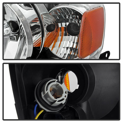 2005-2007 Ford Escape Par Focos Fondo Negro (Chofer & Pasajero) - PAL Auto Parts