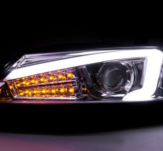 2011-2013 SCION TC PAR FOCOS LED DRL FONDO CROMADO (CHOFER & PASAJERO) - PAL Auto Parts