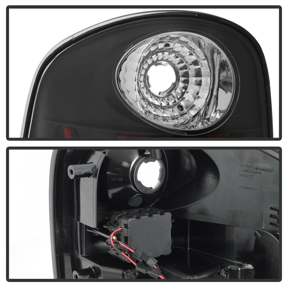 1997-2003 FORD F-150 FLARESIDE PAR FOCOS LED FONDO NEGRO (CHOFER & PASAJERO) - PAL Auto Parts