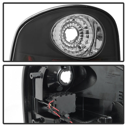 1997-2003 FORD F-150 FLARESIDE PAR FOCOS LED FONDO NEGRO (CHOFER & PASAJERO) - PAL Auto Parts