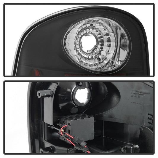 1997-2003 FORD F-150 FLARESIDE PAR FOCOS LED FONDO NEGRO (CHOFER & PASAJERO) - PAL Auto Parts
