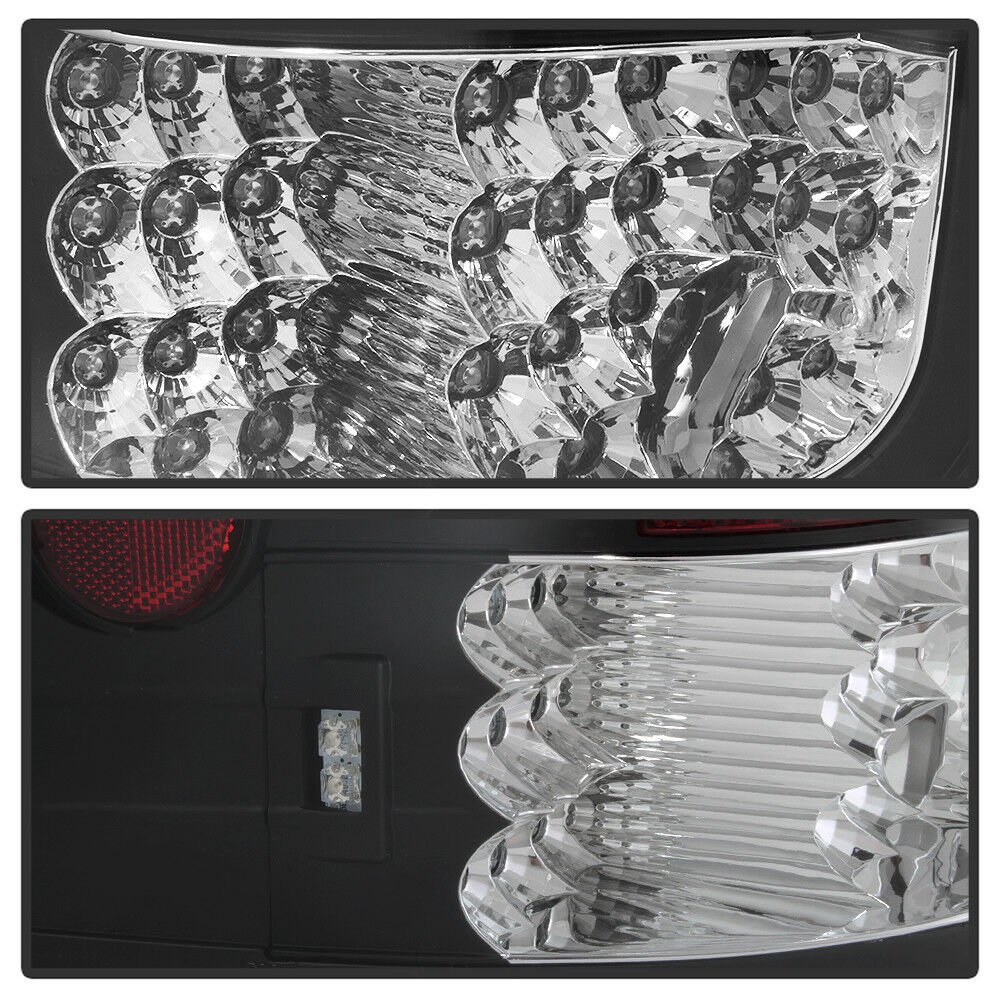 1997-2003 FORD F-150 FLARESIDE PAR FOCOS LED FONDO NEGRO (CHOFER & PASAJERO) - PAL Auto Parts