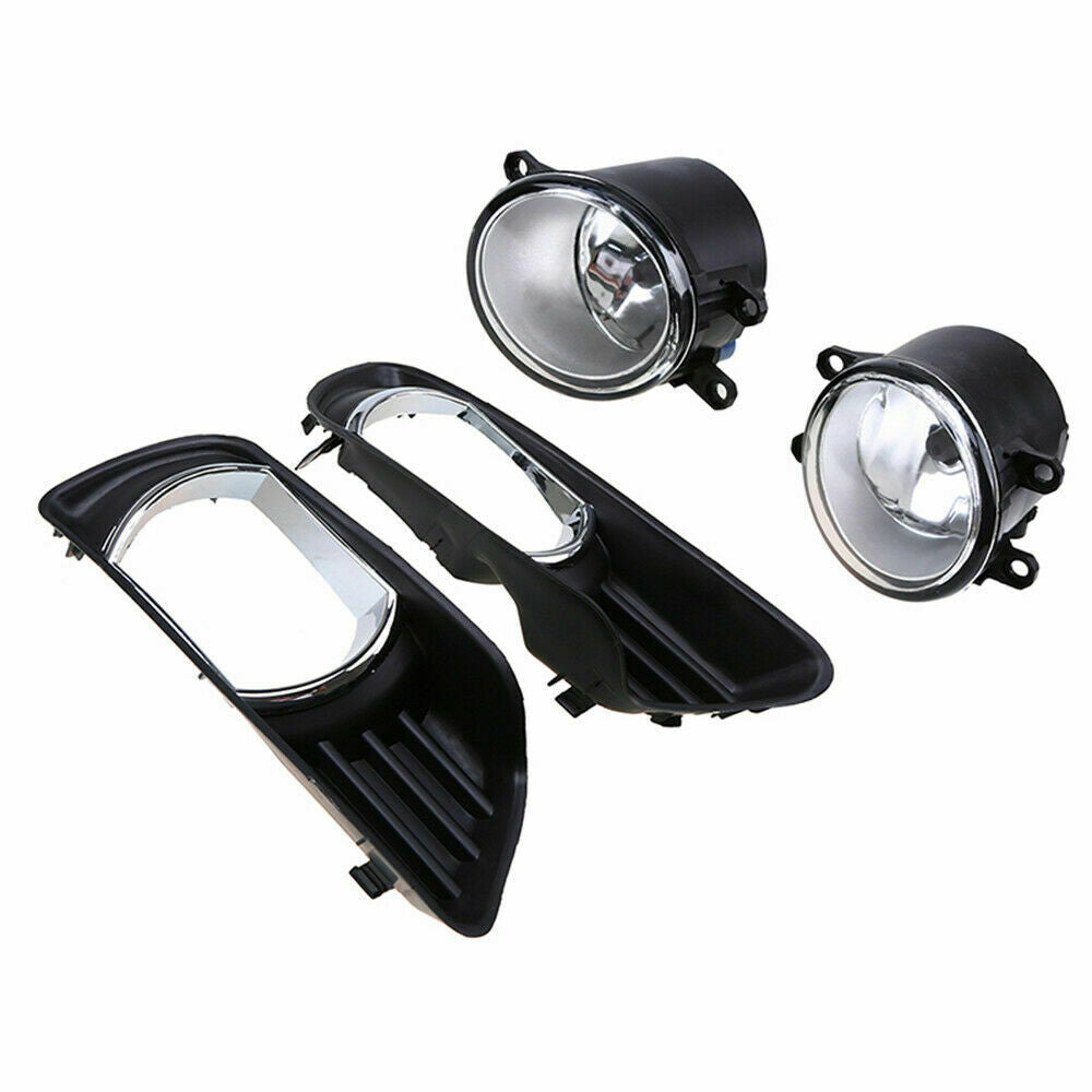2007-2009 TOYOTA CAMRY PAR FOCOS FOG LIGHTS FONDO CROMADO (CHOFER & PASAJERO) - PAL Auto Parts