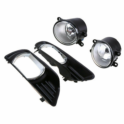 2007-2009 TOYOTA CAMRY PAR FOCOS FOG LIGHTS FONDO CROMADO (CHOFER & PASAJERO) - PAL Auto Parts