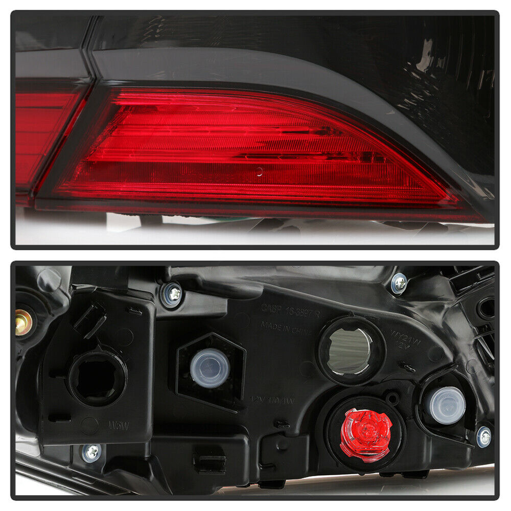 2018-2019 TOYOTA CAMRY PAR FOCOS TRASEROS FONDO RED SMOKED (CHOFER & PASAJERO) - PAL Auto Parts