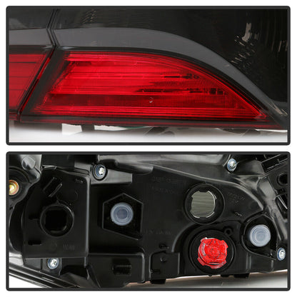 2018-2019 TOYOTA CAMRY PAR FOCOS TRASEROS FONDO RED SMOKED (CHOFER & PASAJERO) - PAL Auto Parts
