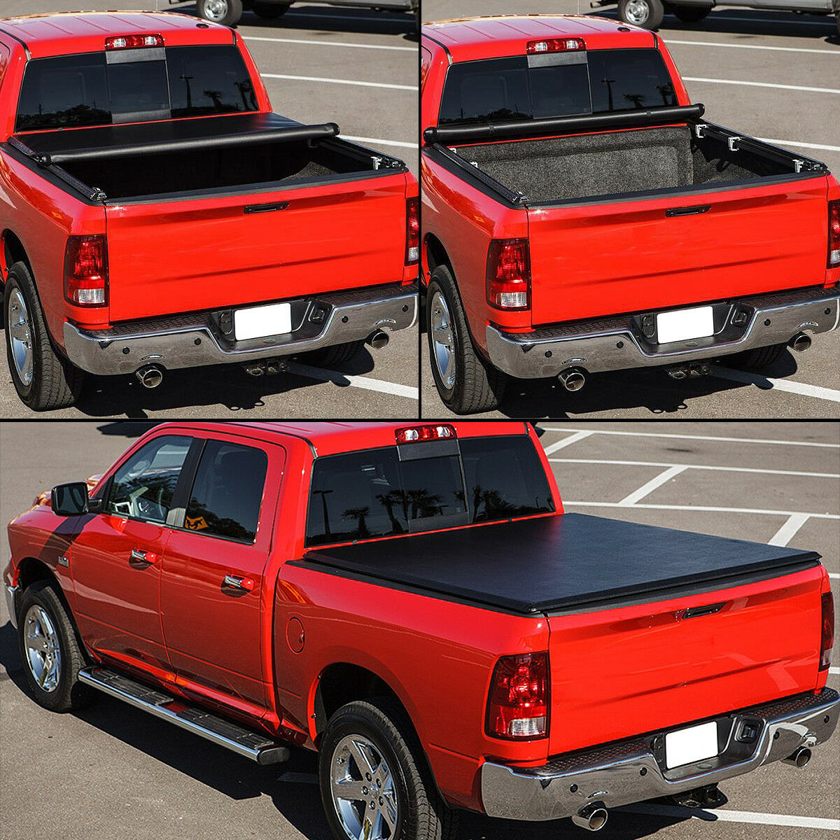 1989-2001 TOYOTA TACOMA PICKUP TOLDO CAJON DURA COLOR NEGRO 6FT (CHOFER & PASAJERO) - PAL Auto Parts