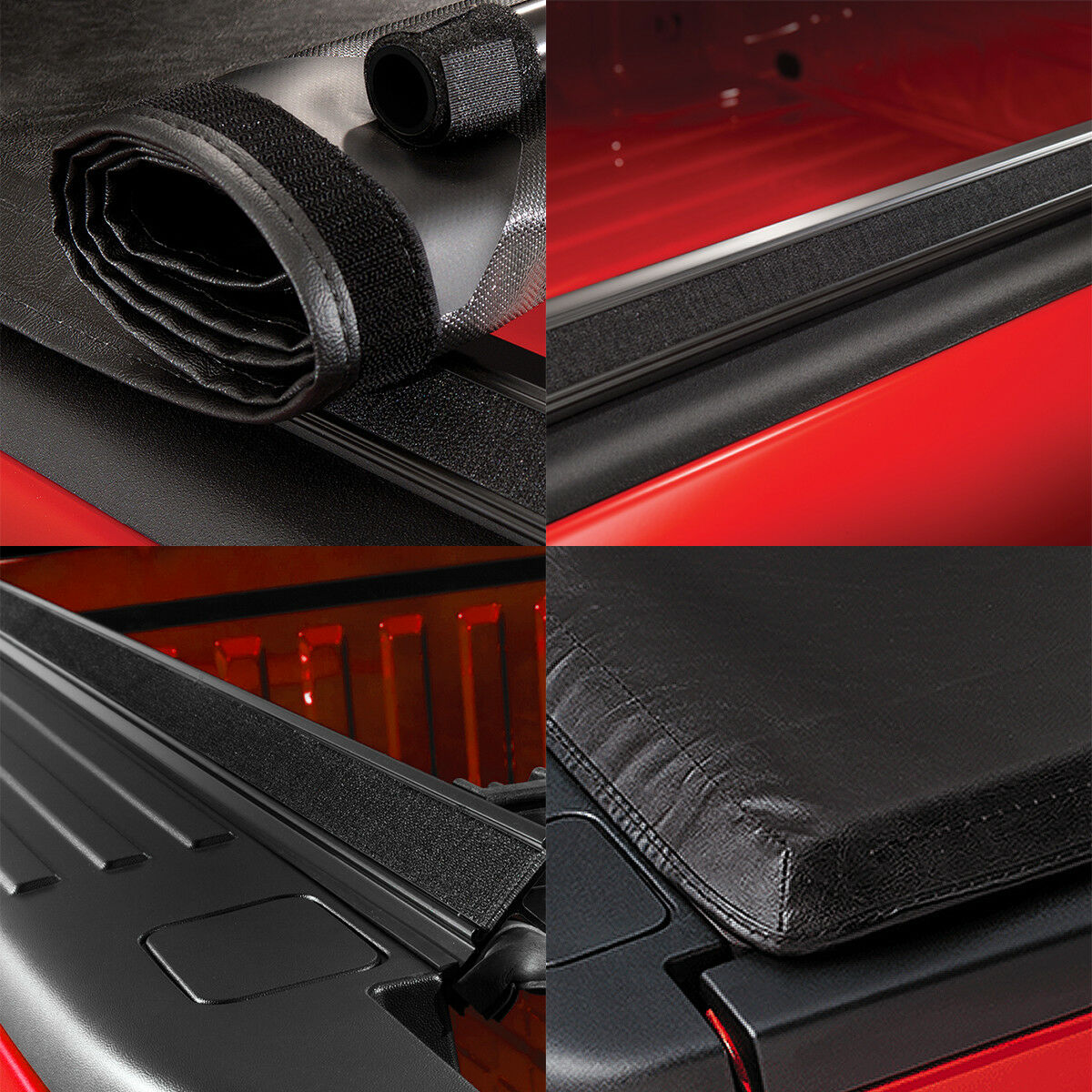1989-2001 TOYOTA TACOMA PICKUP TOLDO CAJON DURA COLOR NEGRO 6FT (CHOFER & PASAJERO) - PAL Auto Parts