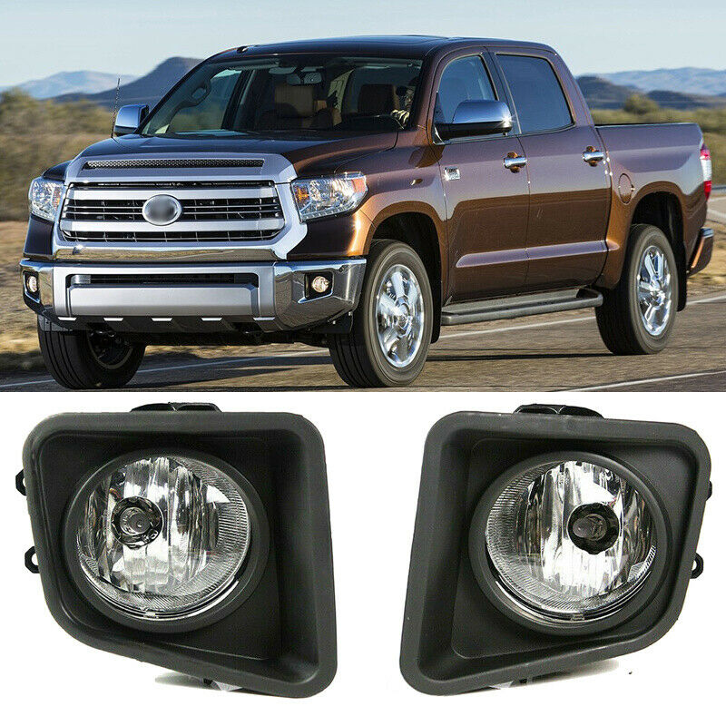 2014-2018 TOYOTA TUNDRA PAR FOCOS FOG LIGHTS FONDO CROMADO (CHOFER & PASAJERO) - PAL Auto Parts
