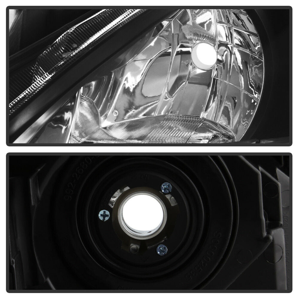 2010-2013 Mazda 3 Par Focos Fondo Negro ( Chofer & Pasajero) - PAL Auto Parts