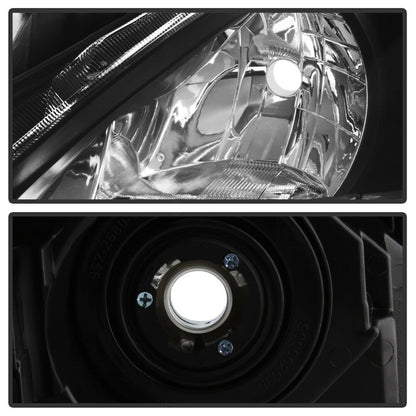 2010-2013 Mazda 3 Par Focos Fondo Negro ( Chofer & Pasajero) - PAL Auto Parts