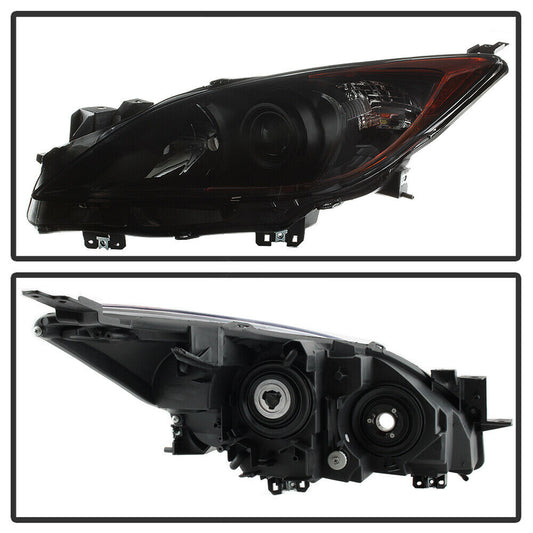2010-2013 Mazda 3 Par Focos Fondo Smoke Halogen ( Chofer & Pasajero) - PAL Auto Parts