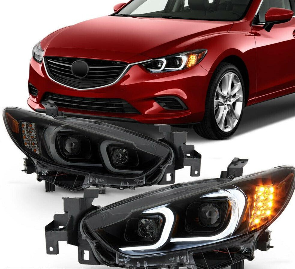 2014-2017 Mazda 6 Par Focos Fondo HUMO LED TUBE ( Chofer & Pasajero) - PAL Auto Parts