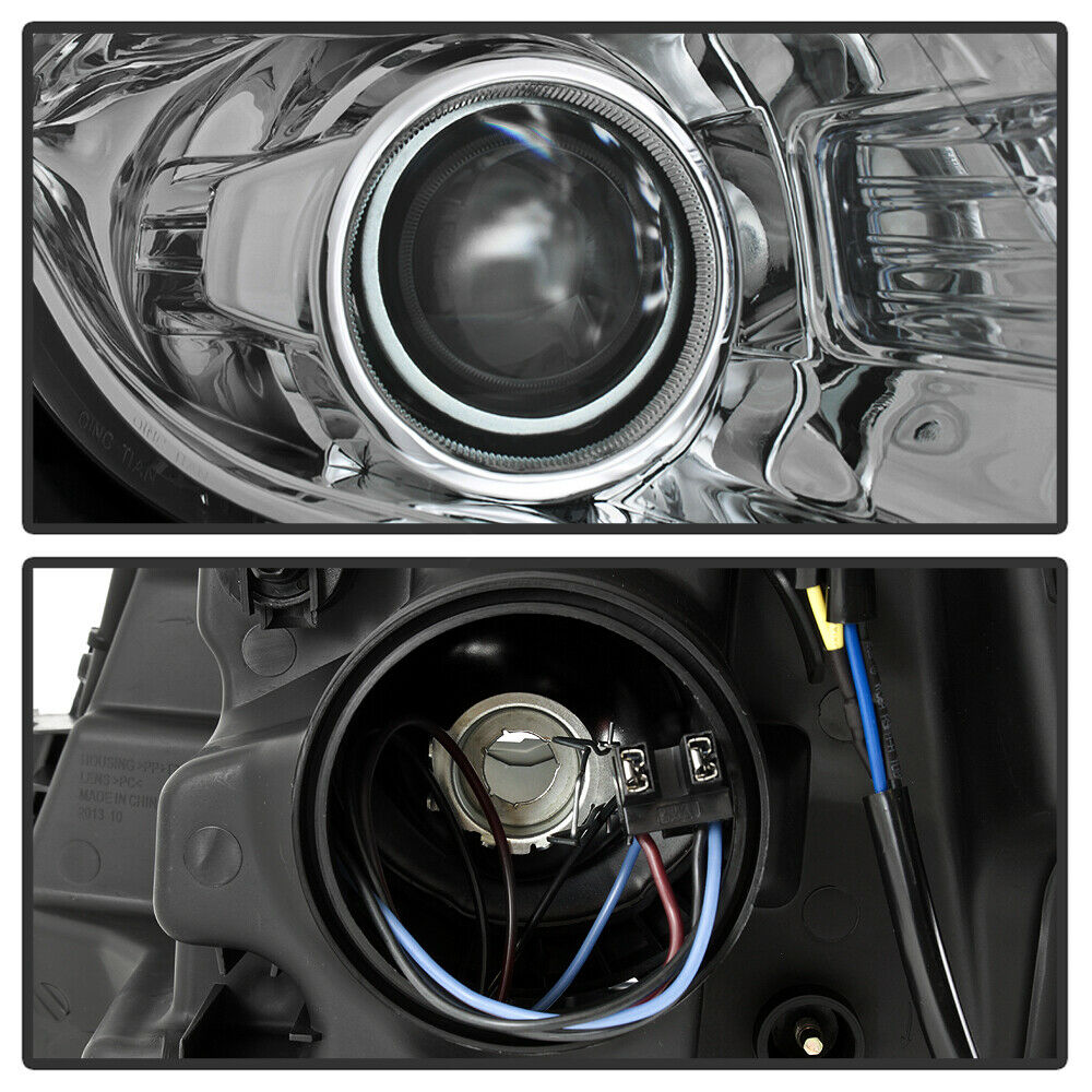 2011-2015 Ford Explorer Par Focos Fondo Cromado (Chofer & Pasajero) - PAL Auto Parts